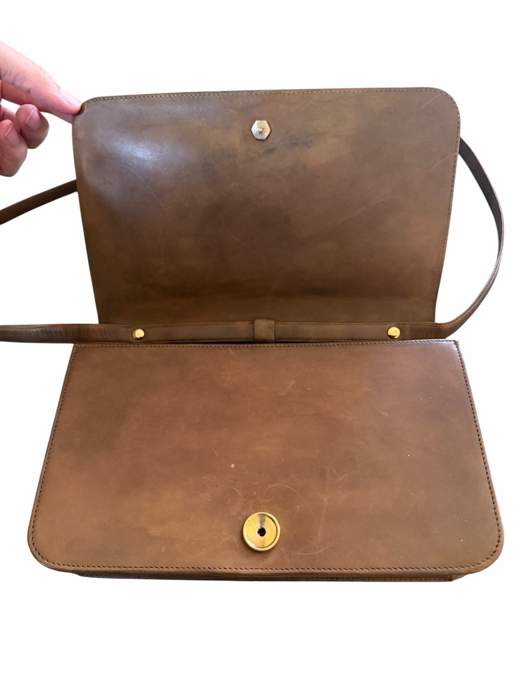 Rare Vintage 1970’s Dior Leather Shoulder Bag - Picture 4 of 15